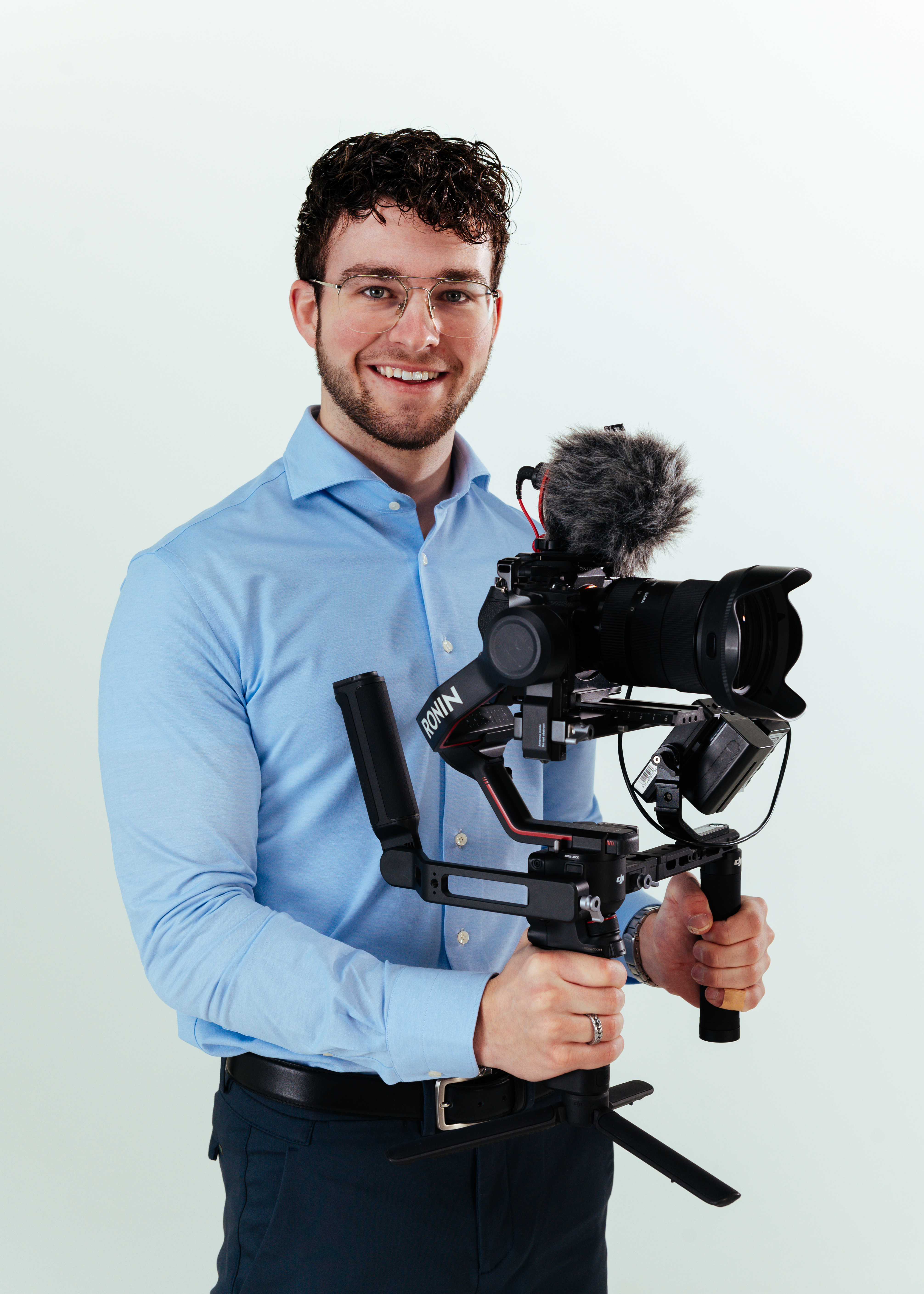Portret van Jesper met camera